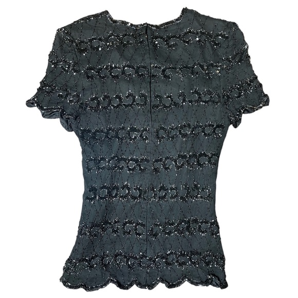 Stenay sequins & beaded top XS - Picture 2 of 3